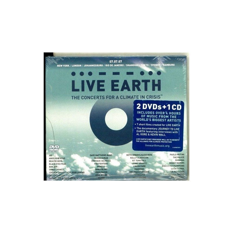 LIVE EARTH THE CONCERTS FOR - LIVE EARTH/THE CONCERTS FOR A CLIMATE IN C - CD+2DVD