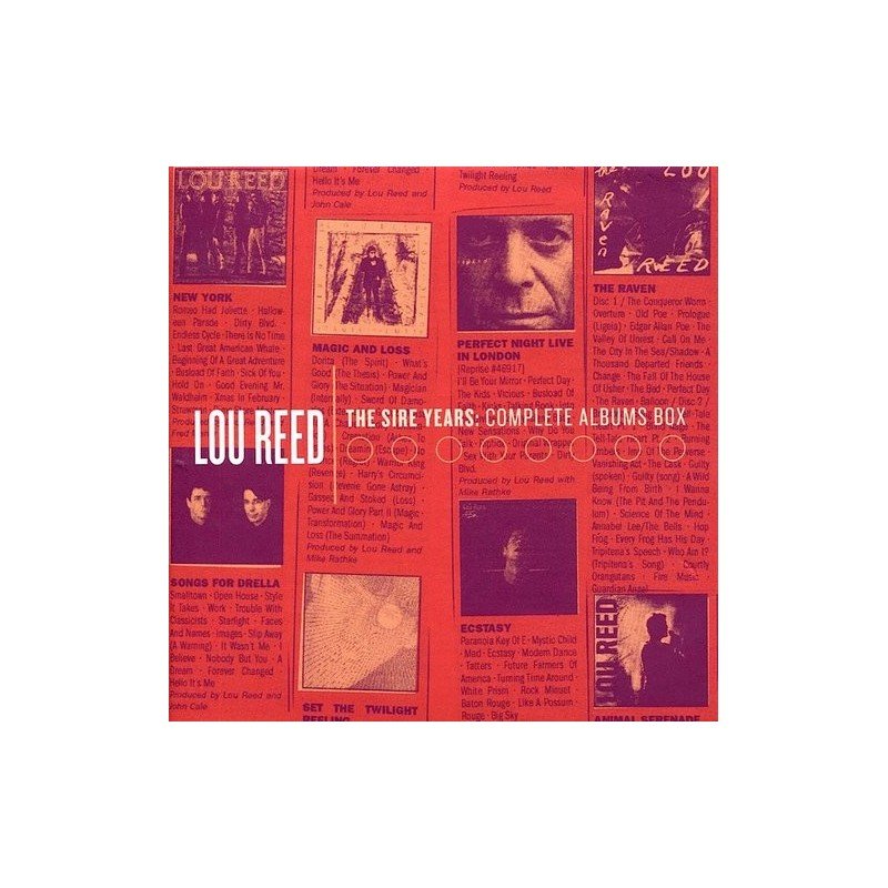 LOU REED - THE SIRE YEARS: COMPLETE ALBUMS BOX - 10 CDS LOU REED - THE SIRE YEARS: COMPLETE ALBUMS BOX - 10 CDS