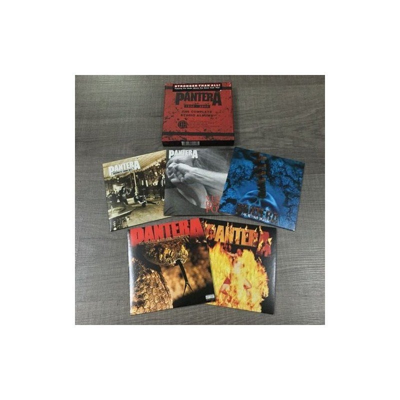 PANTERA - THE COMPLETE STUDIO ALBUMS 1990/2000 - 5 CDS PANTERA - THE COMPLETE STUDIO ALBUMS 1990/2000 - 5 CDS