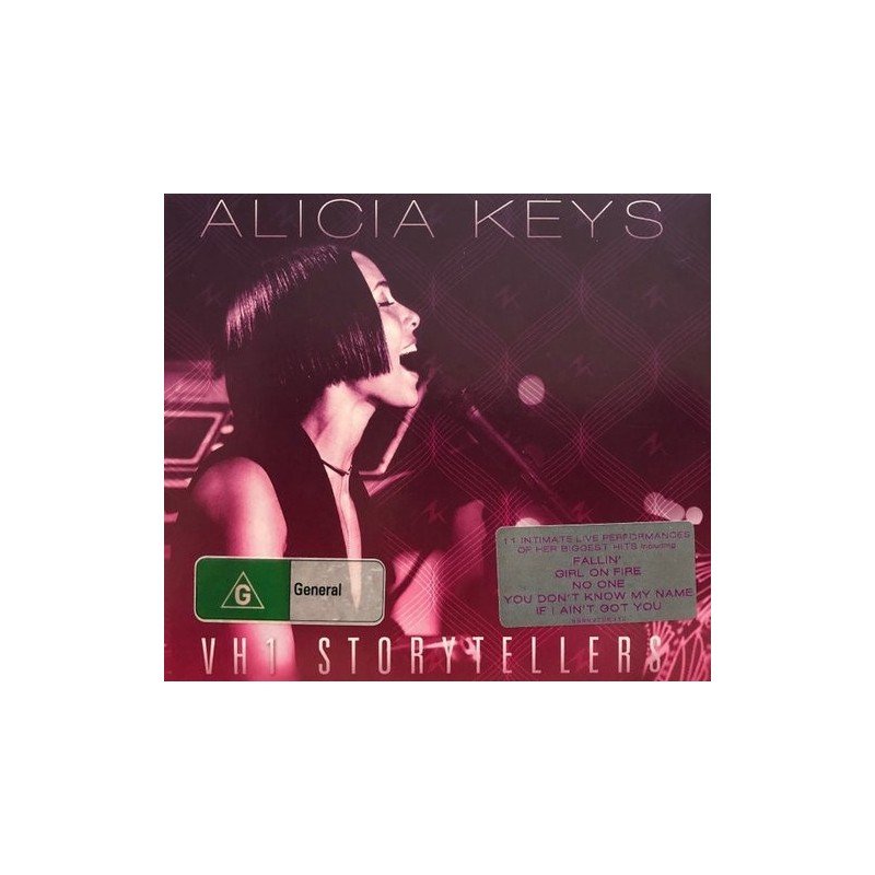 ALICIA KEYS - ALICIA KEYS/VH1 STORYTELLERS - CD + DVD ALICIA KEYS - ALICIA KEYS/VH1 STORYTELLERS - CD + DVD