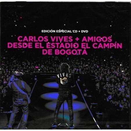 CARLOS VIVES - AMIGOS DESDE EL ESTADIO CAMPÍN DE BOGOTA - CD + DVD