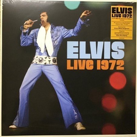 ELVIS PRESLEY - ELVIS LIVE 72 - 2 LP