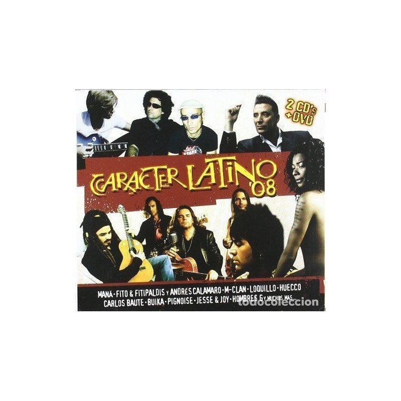 CARACTER LATINO 2008 - CARACTER LATINO 2008 - 2CD+DVD