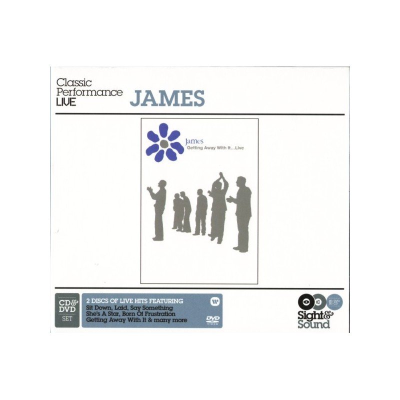 JAMES - GATTING AWAY WITH IT LIVE - CD + DVD