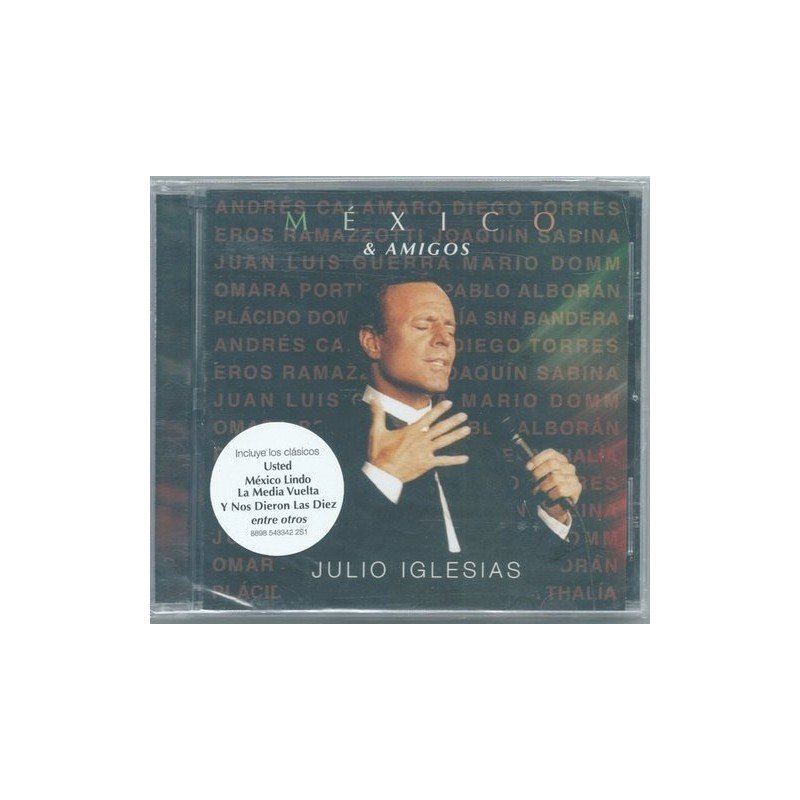 JULIO IGLESIAS - MEXICO & AMIGOS - CD JULIO IGLESIAS - MEXICO & AMIGOS - CD