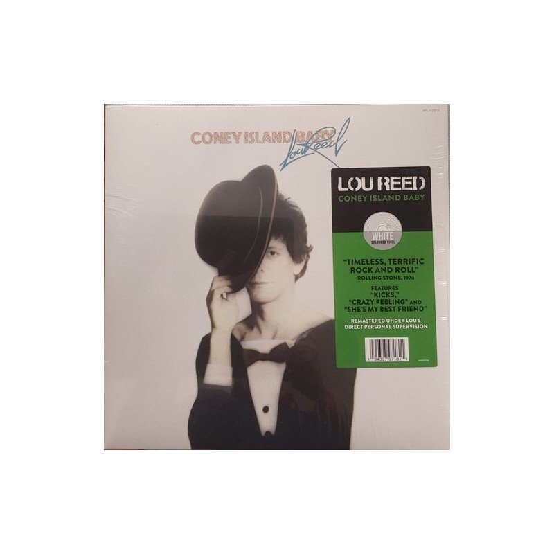 LOU REED - CONEY ISLAND BABY (WHITE LP) - LP LOU REED - CONEY ISLAND BABY (WHITE LP) - LP