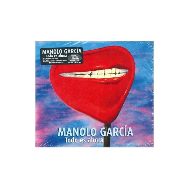 MANOLO GARCIA - TODO ES AHORA - 2CD MANOLO GARCIA - TODO ES AHORA - 2CD