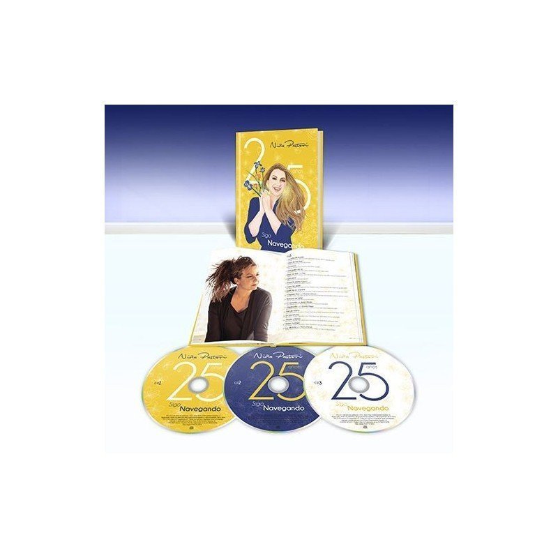 NIÑA PASTORI - SIGO NAVEGANDO (25 AÑOS) - 3CD+LIBRO