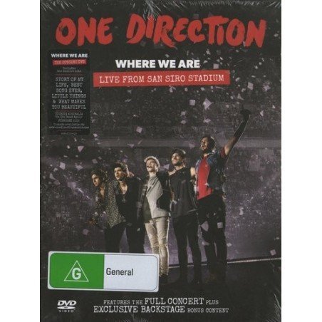 ONE DIRECTION - WHERE WE ARE: LIVE FROM SAN SIRO STADIUM - DVD