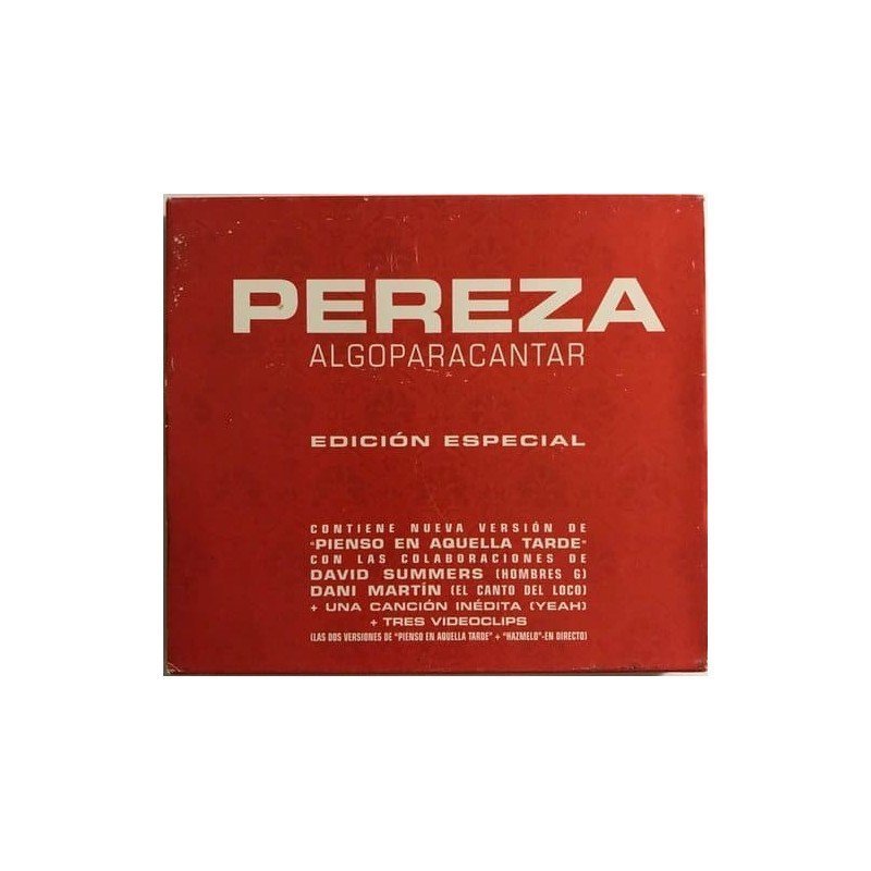 PEREZA - ALGO PARA CANTAR - CD