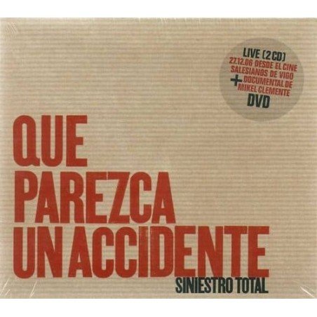 SINIESTRO TOTAL - QUE PAREZCA UN ACCIDENTE - 2CD+DVD