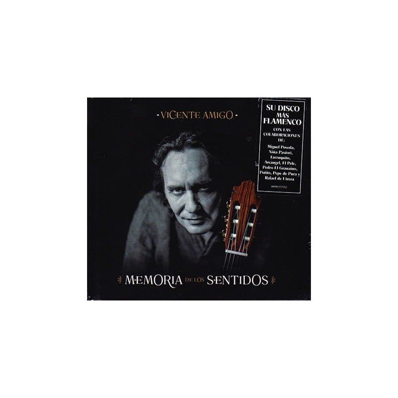 VICENTE AMIGO - MEMORIAS DE LOS SENTIDOS - CD VICENTE AMIGO - MEMORIAS DE LOS SENTIDOS - CD