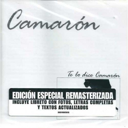 CAMARON DE LA ISLA - TE LO DICE CAMARON - CD