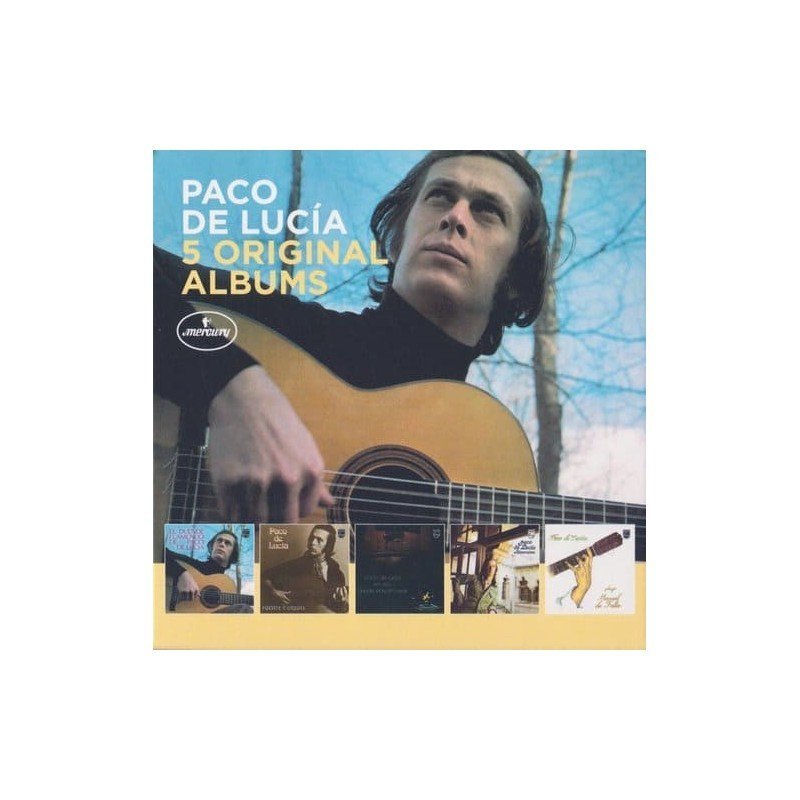 PACO DE LUCIA - 5 ORIGINAL ALBUMS - 5 CDS PACO DE LUCIA - 5 ORIGINAL ALBUMS - 5 CDS