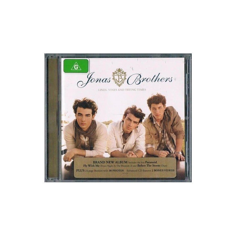 JONAS BROTHERS - LINES,VINES AND TRYING TIMES - CD JONAS BROTHERS - LINES,VINES AND TRYING TIMES - CD