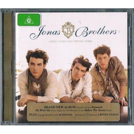 JONAS BROTHERS - LINES,VINES AND TRYING TIMES - CD