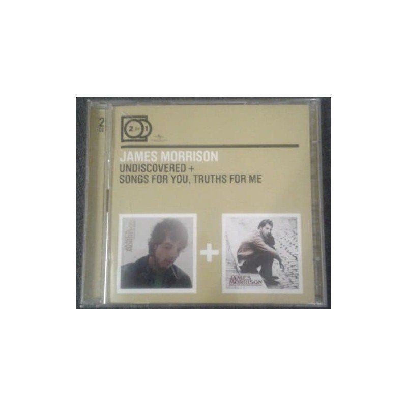 JAMES MORRISON - UNIDISCOVERED/SONG FOR YOU,TRUTHS FOR M - 2CD JAMES MORRISON - UNIDISCOVERED/SONG FOR YOU,TRUTHS FOR M - 2CD