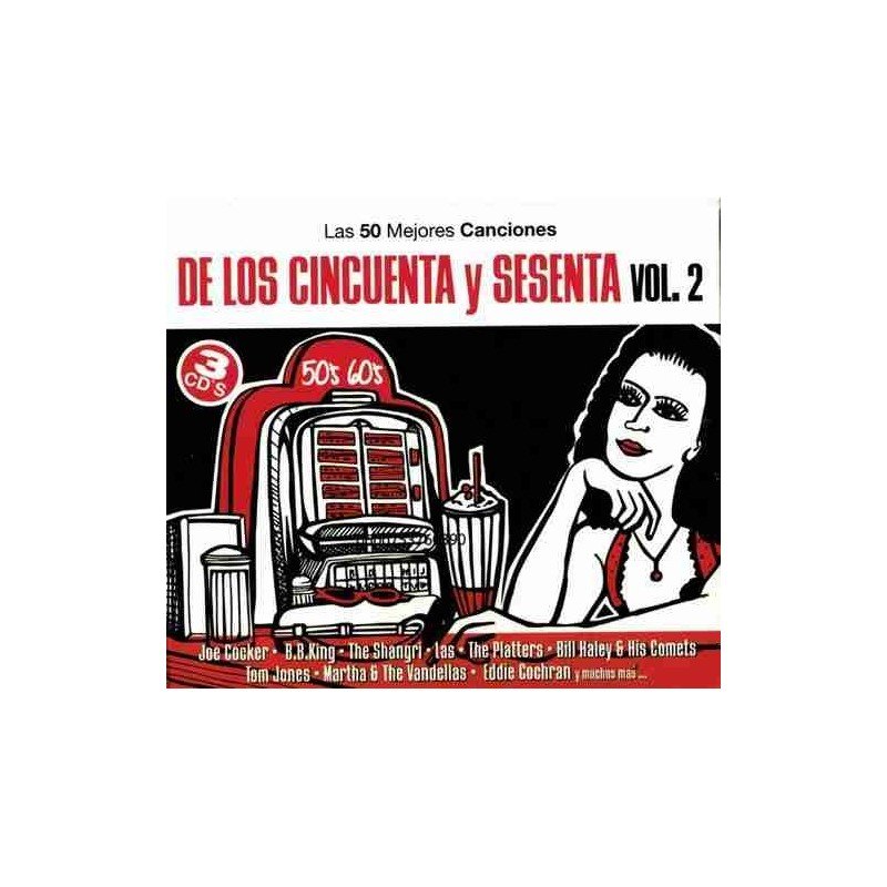 LAS 50 MEJORES CANC. DE LOS 5 - VOL.2 VARIOS - 3CD LAS 50 MEJORES CANC. DE LOS 5 - VOL.2 VARIOS - 3CD
