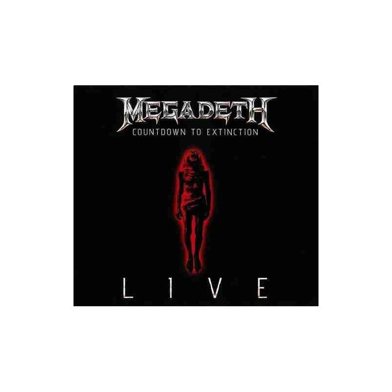 MEGADETH - COUNTDOWN TO EXTINCTION LIVE - CD + DVD MEGADETH - COUNTDOWN TO EXTINCTION LIVE - CD + DVD