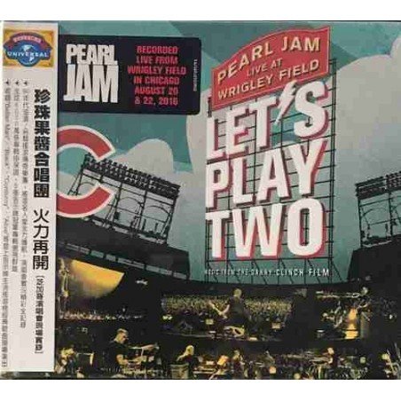 PEARL JAM - LET´S PLAY TWO - CD