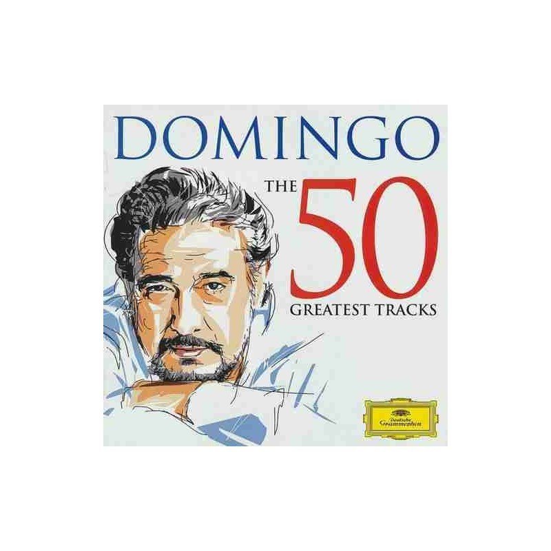 PLACIDO DOMINGO - THE 50 GREATEST TRACKS - 2 CD PLACIDO DOMINGO - THE 50 GREATEST TRACKS - 2 CD
