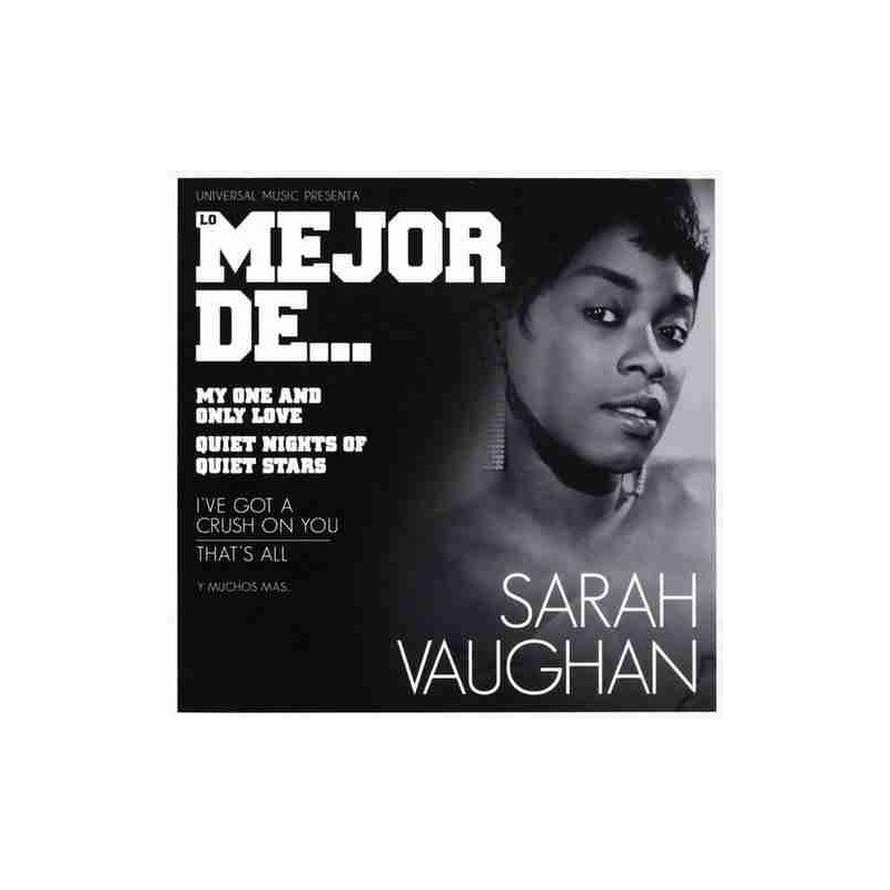 SARAH VAUGHAN - LO MEJOR DE SARAH VAUGHAN - CD SARAH VAUGHAN - LO MEJOR DE SARAH VAUGHAN - CD