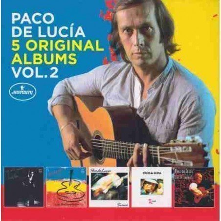 PACO DE LUCIA - 5 ORIGINAL ALBUM V.2 - 5 CDS