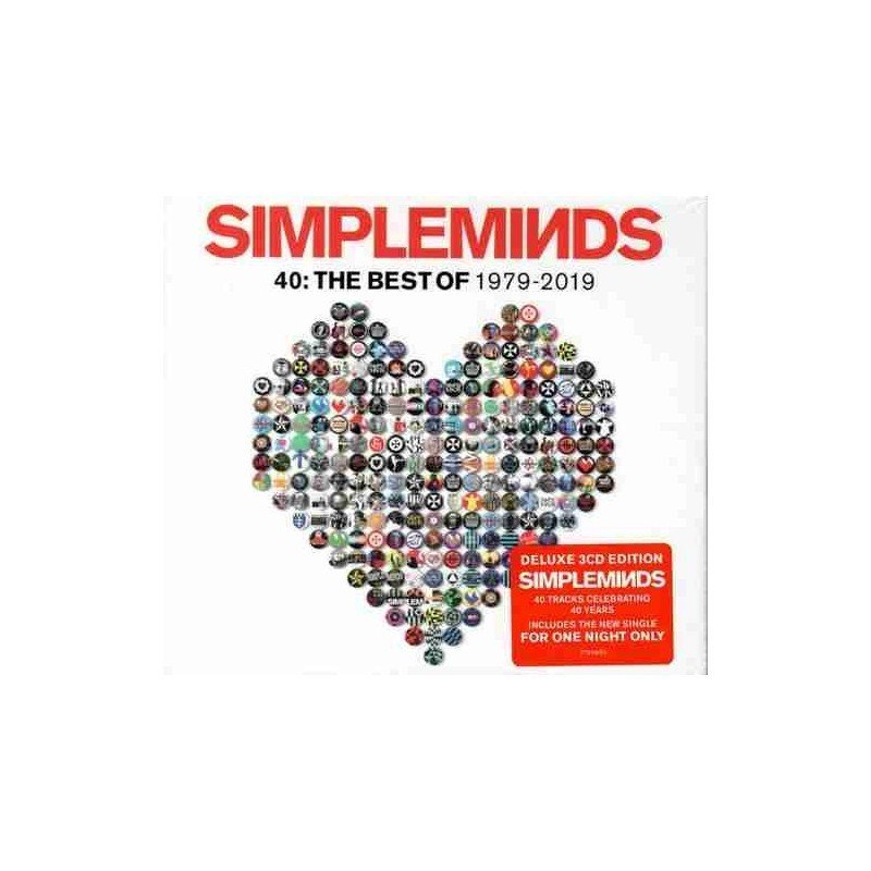 SIMPLE MINDS - 40: THE BEST OF 1979/2019 - 3CD SIMPLE MINDS - 40: THE BEST OF 1979/2019 - 3CD