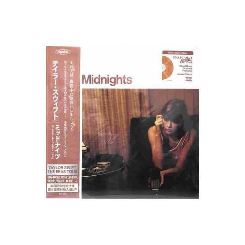 TAYLOR SWIFT - MIDNIGHTS (BLOOD MOON) - LP TAYLOR SWIFT - MIDNIGHTS (BLOOD MOON) - LP