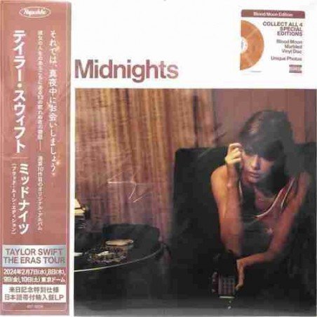 TAYLOR SWIFT - MIDNIGHTS (BLOOD MOON) - LP