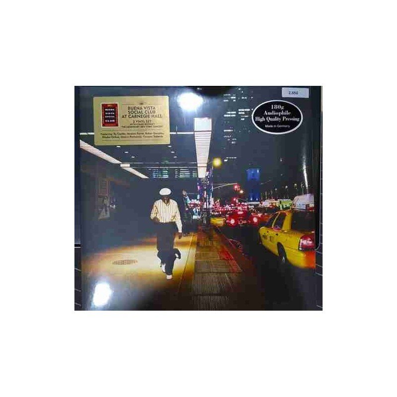 BUENA VISTA SOCIAL CLUB - AT CARNEGIE HALL - 2 LP BUENA VISTA SOCIAL CLUB - AT CARNEGIE HALL - 2 LP